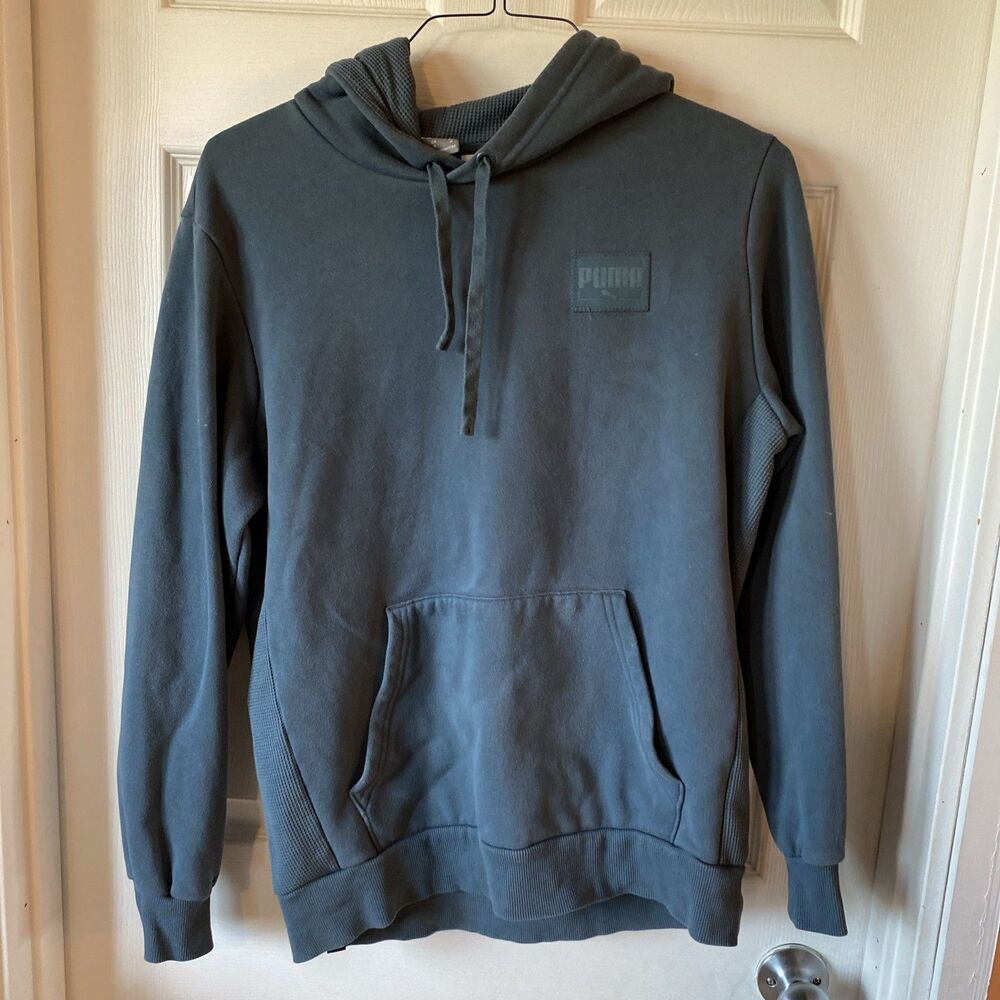 Puma Hoodie Women’s Size Medium Pullover Pouch Blue